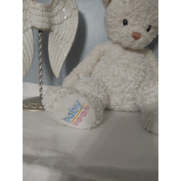 Gund TWINKLE 5840 White Teddy Bear "Baby 2001" on Foot Approximately 14"- SOLD - Picture 2 of 13